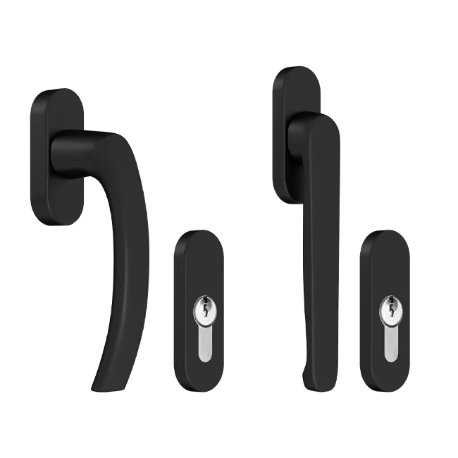 Poignée de porte-fenêtre - RAL9005