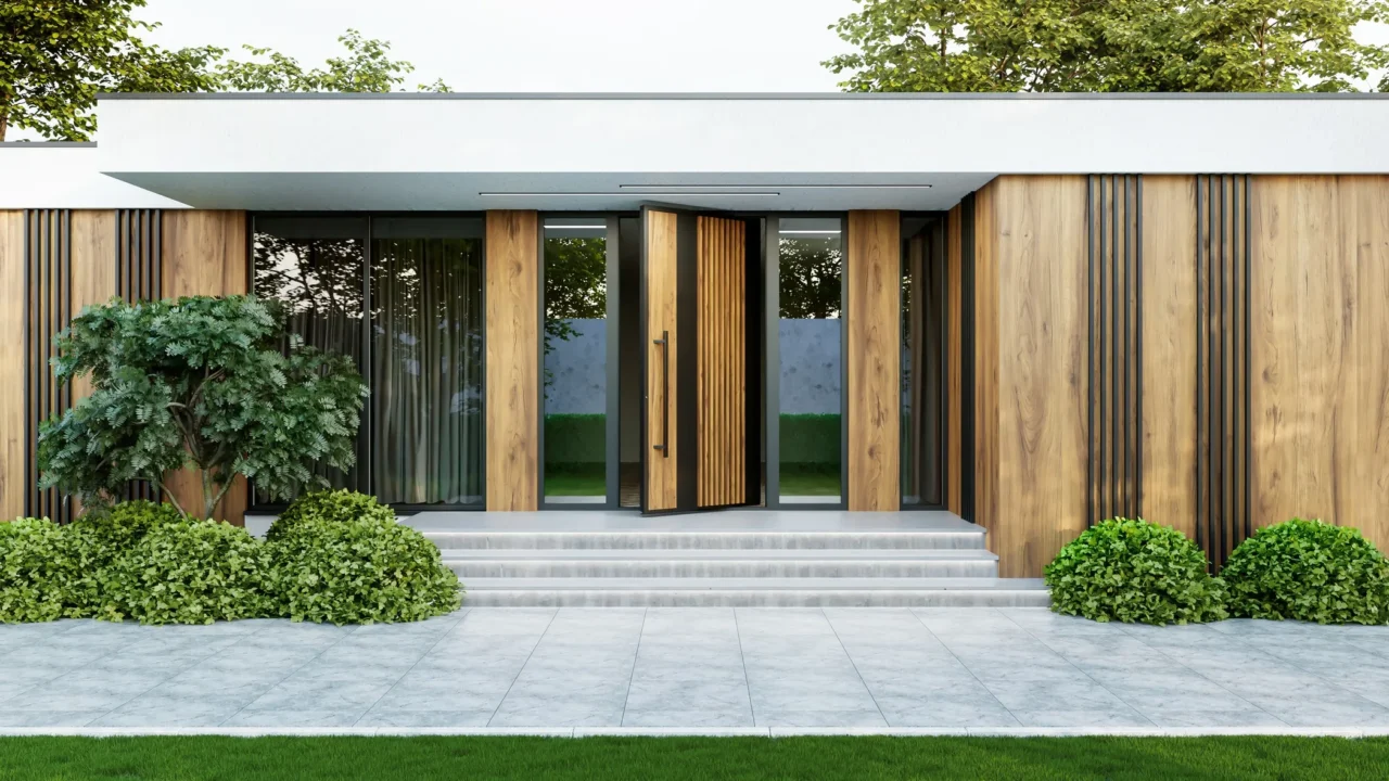 Drutex PIVOT — Porte d’entrée pivotante