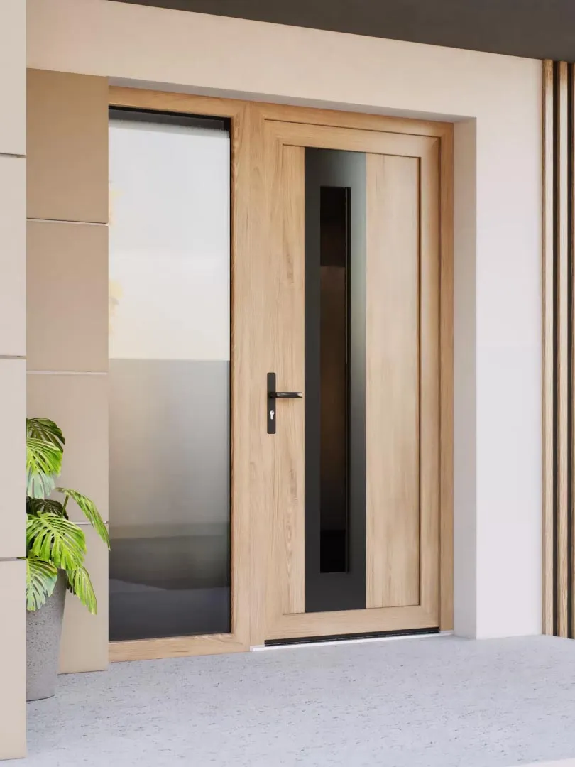 Drutex IDEAL — Porte d’entrée PVC