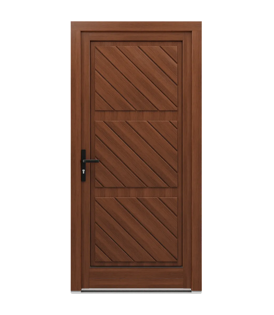 Traverses dans les portes en bois