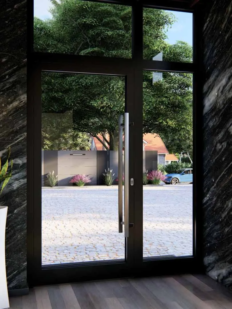 Drutex MB-70 — Porte d’entrée aluminium