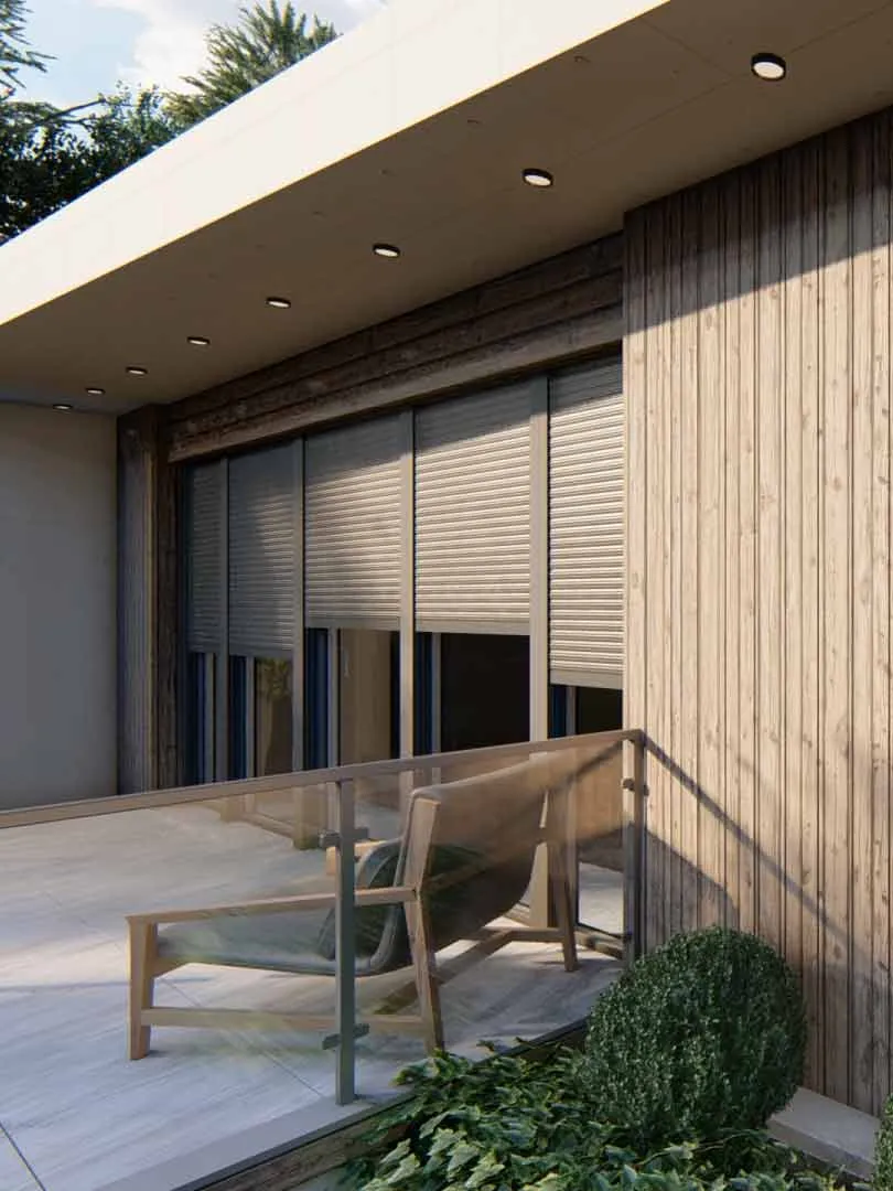 Drutex Volet roulant monobloc PVC — Volet associé à la fenêtre