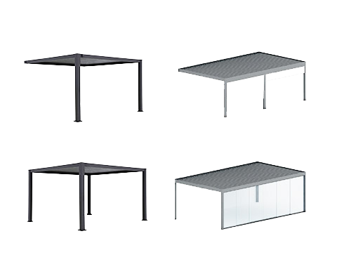 Détail technique Drutex Pergola aluminium Drutex