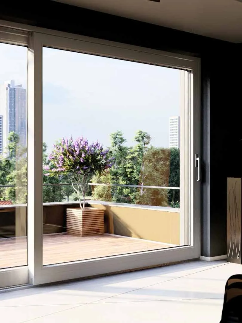 Drutex DUOLINE HS — Baie levante-coulissante bois-aluminium