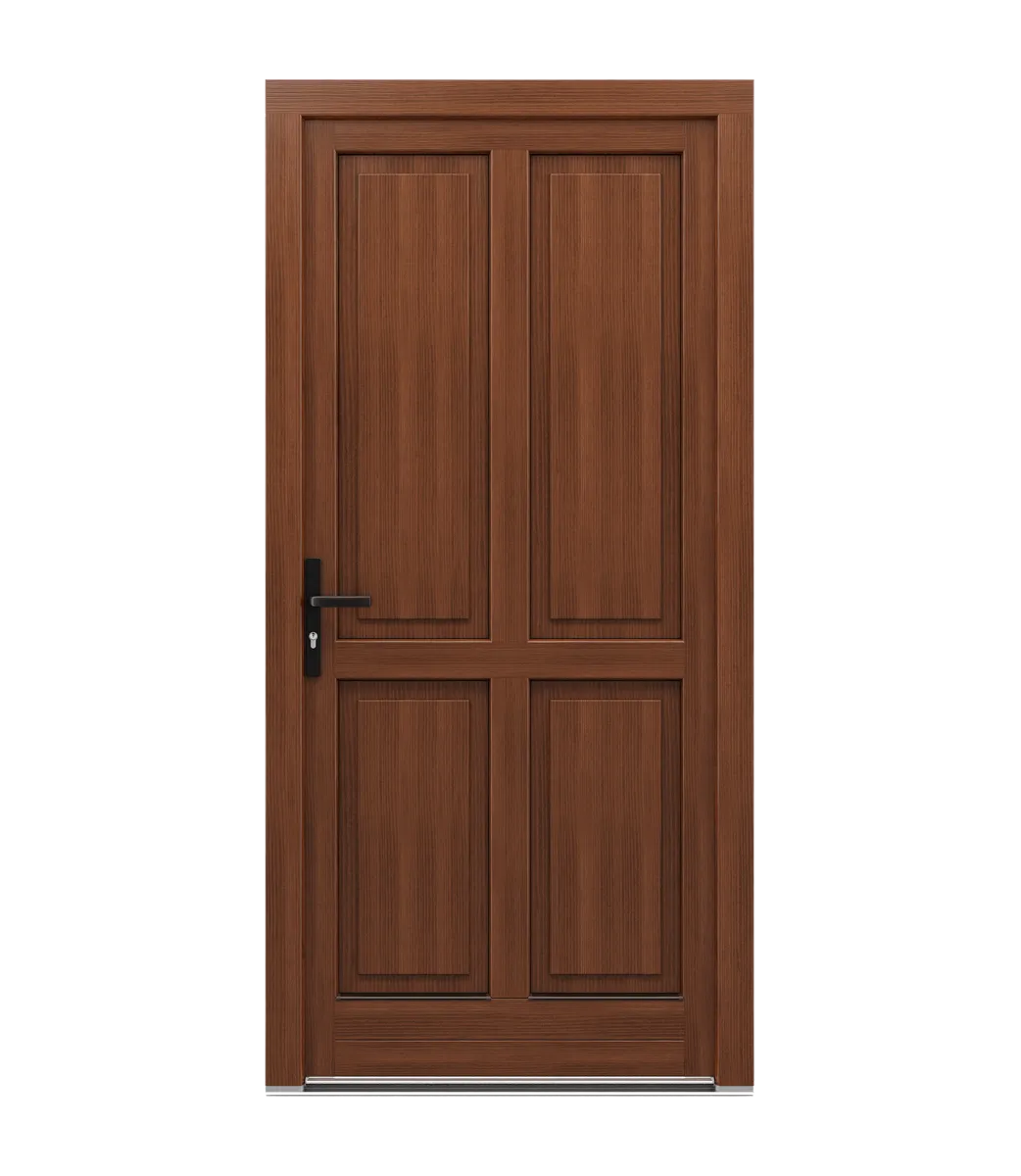 Traverses dans les portes en bois