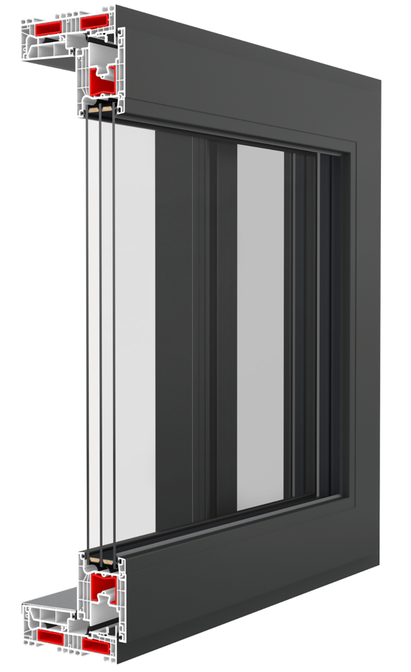 Détail technique Drutex IGLO EDGE SLIDE