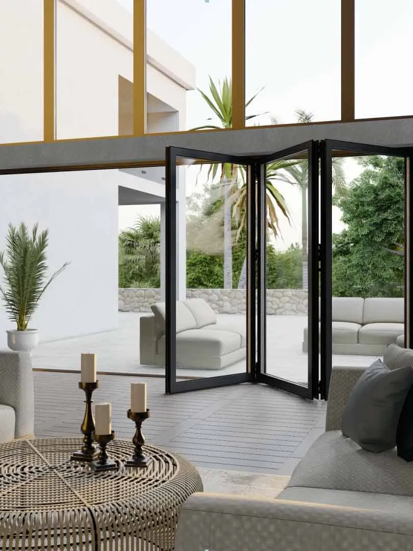 Drutex MB-86 Fold Line HD — Baie accordéon aluminium