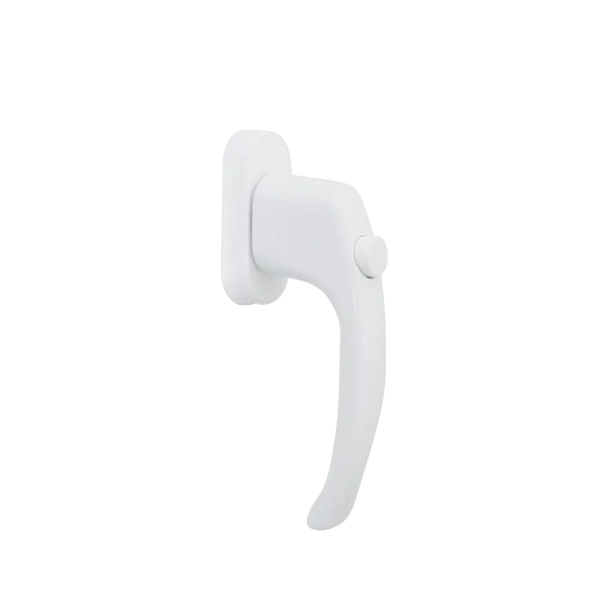 Poignée de fenêtre à bouton poussoir - RAL9016