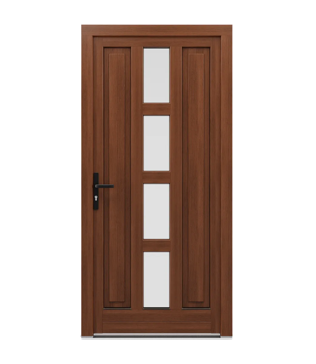 Traverses dans les portes en bois