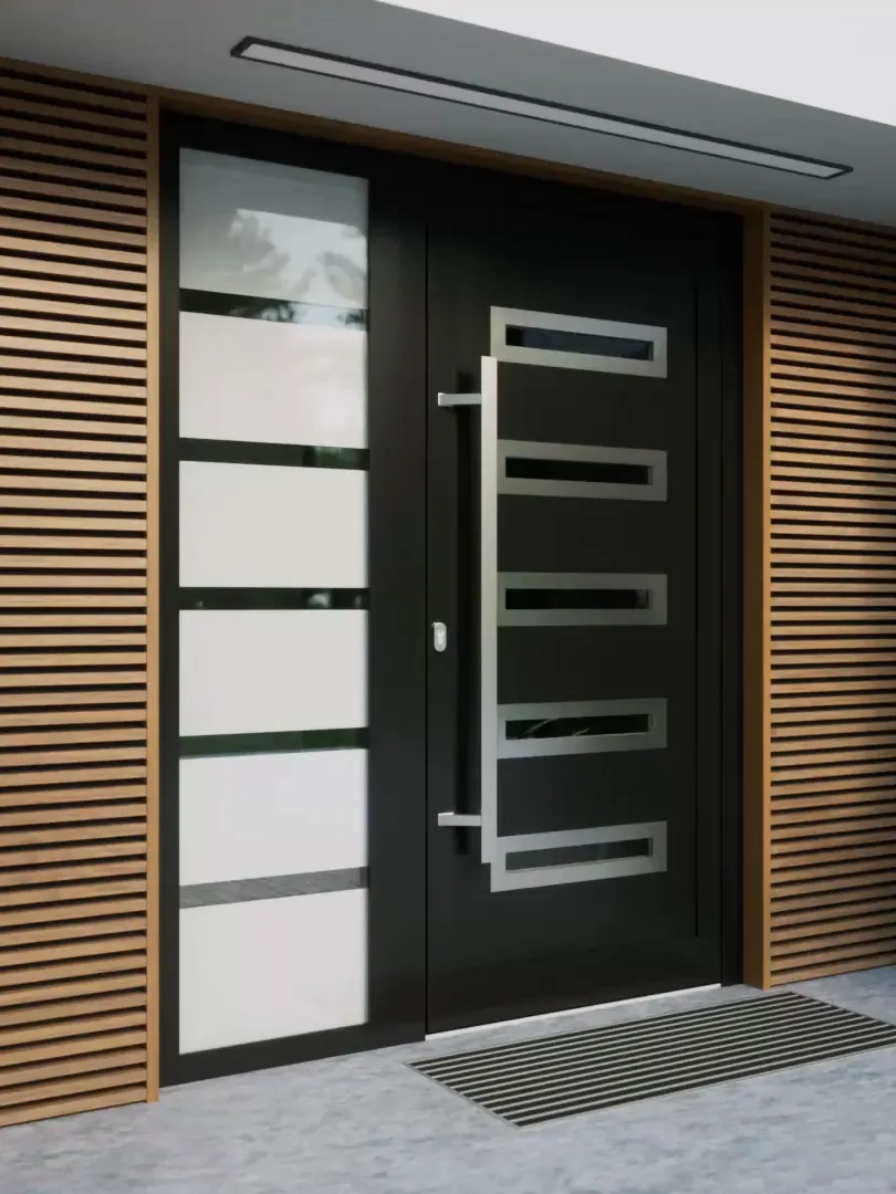 Drutex MB-79N SI+ — Porte d’entrée aluminium isolante
