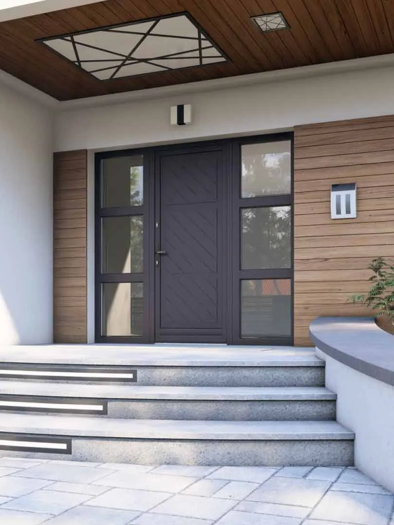 Drutex SOFTLINE 68, 78, 88 — Porte d’entrée en bois