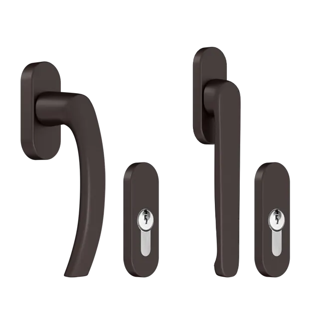 Poignée de porte-fenêtre - RAL8019